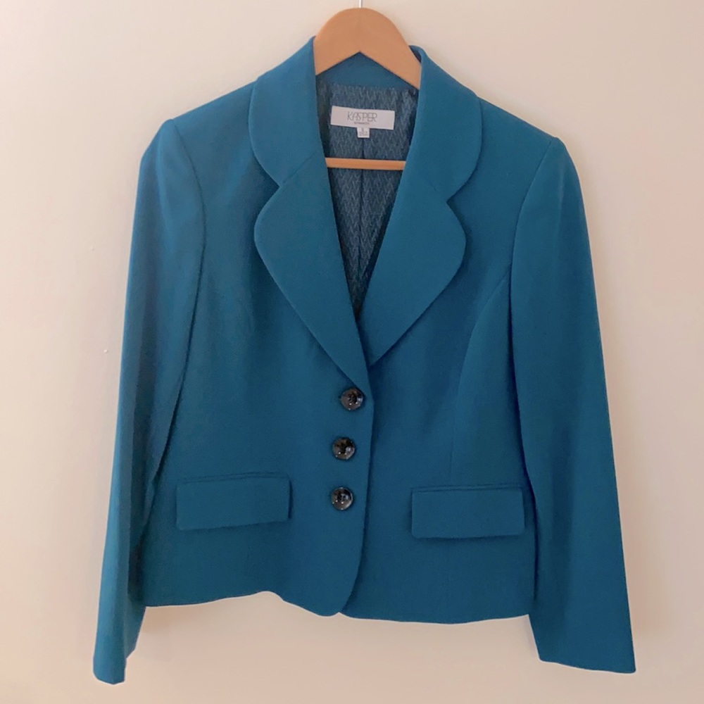 Kasper Teal Blazer